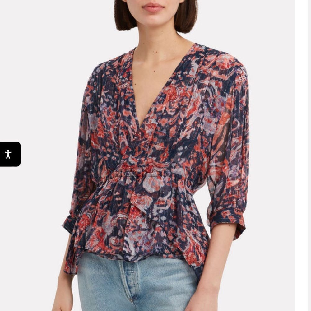 IRO Saola Floral Blouse Multi Medium